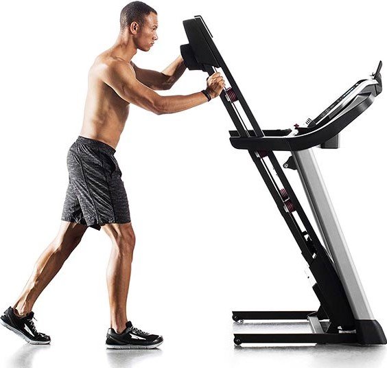 Adjust the speed and incline